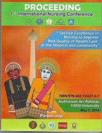 Proceding 1st International Nursing Conference: 
