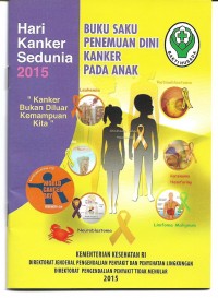 Buku Saku Penemuan Dini Kanker Pada Anak