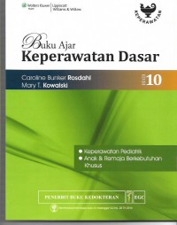 Buku Ajar keperawatan Dasar ed.10: Keperawatan Pediatrik -Anak & remaja berkebutuhan khusus