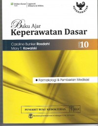 Buku Ajar Keperawatan Dasar ed.10: Farmakologi & pemberian medikasi