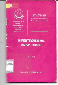 Hipertiroidisme Krisis Tiroid